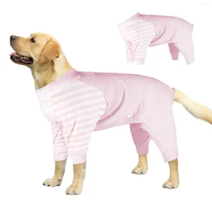 Vestuário para cães moda roupas de inverno pet casa anti-perda de cabelo médio/grande cães de quatro patas roupas de algodão pijamas vestidos