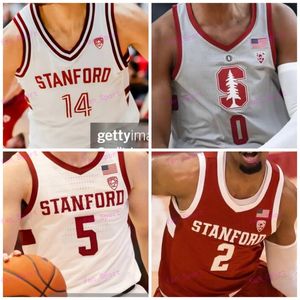 Maglia da basket Stanford Cardinal Neal Begovich Benny Gealer Josue Gil-Silva Michael Jones Maxime Raynaud Isa Silva Roy Yuan Maglie Stanford personalizzate da uomo