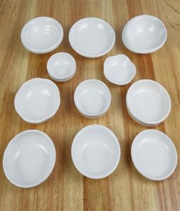 Seasoning Dish Imitation Porcelain Sauce Dish Water Drop Shaped Taste Bowl Soy Sauce Dish HighGrade A5 Melamine Tableware8985964