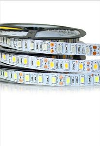 DC12V LED -strip Light SMD 5050 60LEDM Icke -vattentäta flexibla remsor Barbelysning inomhusdekoration Hem RGB White Red Blue Green3572781