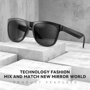 Fone de ouvido/fone de ouvido para xiaomi huawei bluetooth óculos inteligentes chamada óculos de sol luz antiazul fone de ouvido ao ar livre stero música 2021 novo