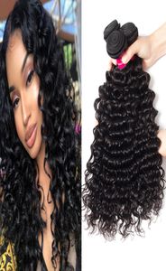 9A Brazilian Human Hair Bundles Body Wave Straight Loose Wave Kinky Curly Deep Wave 100 Brazilian Peruvian Malaysian Indian Mongo5588362