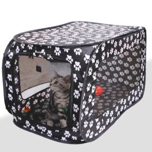 Tappetini Rettangolo Tenda per gatti Box per piccoli animali domestici Fuga Prevenire i cani Cuccia per esterni Casa Cani portatili Oxford Tenda da viaggio