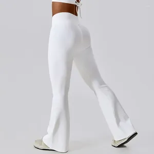 Active Pants Yoga for Women High Maisted Bell-Bottom Gym Workouts Fitness Sport Latin Dance