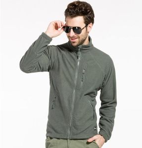 Taktisk utomhus softshell fleece jacka män lätt vikt sportkläder jakt termisk vandring hoodie jacka 4270708