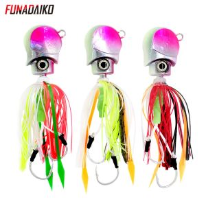 Lures FUNADAIKO Sea Fishing Slow Jig Lure Kabura Inchiku Madai Jigs 120g Luminous Metal Jigging Rubbers Snapper Fishing Lure