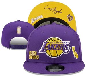 Los Angeles''Lakers''All Caps 2023-24 unisex moda bawełna bawełniana baseballowa czapka snapback menu kobiety słoneczne haft haftowe wiosenne lato ”