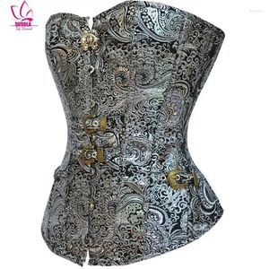 Intimo modellante da donna SUSOLA Donna Corsetti Steampunk Cintura con imbracatura e bustier Lingerie Scarpe da ginnastica sexy da donna in stile lady