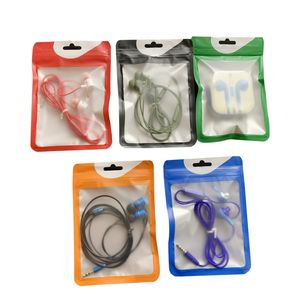 Renkli Plastik Poli OPP Paketleme Fermuarı Zip Kiliti Perakende Paketleri Pvc Torba İPhone 6 için Kasa Plus 15 14 Samsung Galaxy için MAX MAX 5 4 Strap Iwatch Band