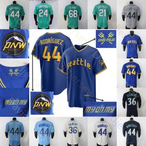 Julio Rodriguez Jersey Ken Griffey George Kirby Logan Gilbert Mitch Garver Jorge Polanco Luis Castillo Ichiro Suzuki Urias Haniger Crawford Haggerty Ryne Stanek