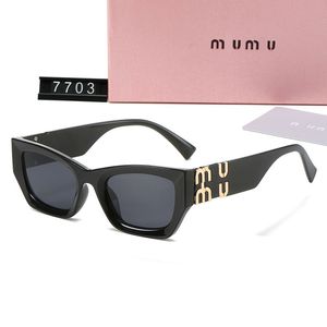 Óculos de sol Miu com armação oval Miu Óculos de sol Designer para mulheres Personalidade resistente à radiação Masculino Óculos retrô Placa de alto grau Alto valor de aparência