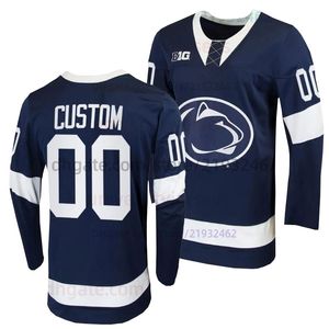 Personalizado Penn State Nittany Lions Hóquei Jersey Costurado Qualquer Nome Número Mens Mulheres Juventude Alyssa Machado Maeve Connolly Karley Garcia Carrie Byrnes Olivia Wallin