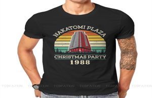 Die Hard Film Weihnachtsfeier 1988 Bruce Willis Mann TShirt Retro Vintage Nakatomi Plaza Individualität T Shirt Streetwear 2206066716811