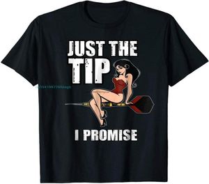 Herr t-shirts darts roliga bara tipset jag lovar sexig pinup flicka skjorta t-shirt storlek m-xl2761840