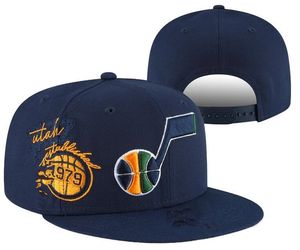 Utah''jazz''ball Caps 2023-24ユニセックス野球帽スナップバックハットファイナルチャンピオンロッカールーム9fifty Sun Hat Embroidery Spring Summer Cap WholeSale Beanies A0