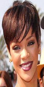 Short Pixie brazilian human hair wigs glueless full lace lace front cut human hair wigs for black women39506717195883