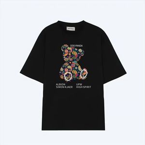 SP5DER Play Designer Summer Light Luksusowa wspólna stawka męskie i damskie krótkie t-shirt z krótkim rękawem bawełniany kreskówkowy nadruk odzież s-3xlpd