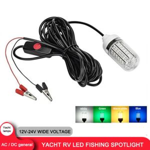 Narzędzia 12V Light 108 2835smd LED Podwodny połowów połowów IP68 Przynęty Lampa Finder przyciąga krewetki kalmary Krill zielone światło