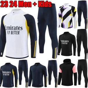 23 24 Tuta da calcio Real madrid TUTA treno VINI JR BELLINGHAM CAMAVINGA kit uomo e bambino chandal survêtement TRAINING tuta giacche da calcio Abbigliamento sportivo