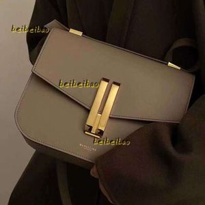 Briefcases Evening Bags 2024 Evening Bags Demellier British Minority Tofu Bag Womens 2022 New Fashion Leather One Shoulder Cross Body Small Square Bag Dfdf Bags