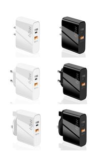 65W Gan Fast Charger Adapter for MacBook Pro Laptop UK EU US US US US US US TYPE C PD IPHON 13のクイック充電器11 iPad Huawei Xiaomi Samsung3334780