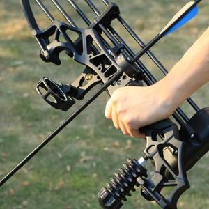 弓の矢印のプロフェッショナル弓30-50ポンドの強力な狩猟コンパウンドボウアローアウトドアハンティングストレートボウシューティングスポーツYQ240301