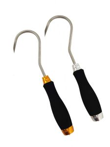 Verktyg 21cm EVA Handle 304 Rostfritt stål Ice Fishing Spear Hook Tackling Lämplig för lätt tungvikt Fisk Aktiv isfiske GAFF