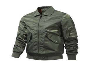 Outono Inverno Tático Exército Militar CWU45P Jaqueta Bomber Homens Flight Baseball Top Gun B3 Airforce Pilot Flight Wind Breaker G09085125217