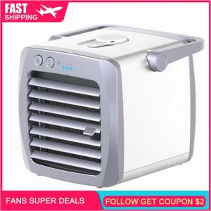 Fans Cool Mini Air Cooler Power Saving Small Air Conditioner Electric Fan Firidification Mobilkylning Elektrisk fläkt