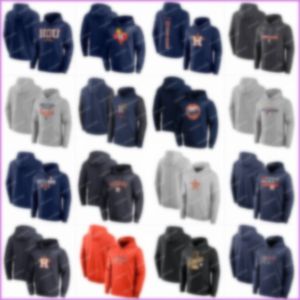 Houston''astros''hoodie masculino feminino juventude azeitona 2024 saudação ao serviço therma desempenho pulôver personalizado vermelho beisebol com capuz