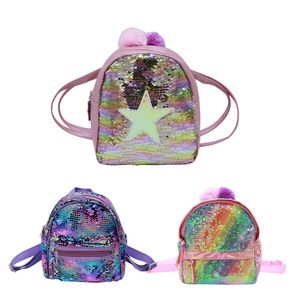 School Backpack Little Bags for Kids Sequins Children's Backpacks Preschool Book Bags for Girls