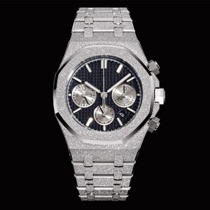 Zegarek designerski męskie zegarki 7750 Automatyczny ruch mechaniczny 41 mm Wysokiej jakości pasek ze stali nierdzewnym Wodoodporne biznesowe na rękę Montre de Luxe