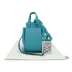 Borsa per amache Designer Loewwes Hobo in vera pelle Mini Verde smeraldoGrande con LOGOqwq