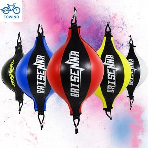 トレーニング反応スピードボールMuay Thai Punch Boxe Fitness Sports Training Pu Punching Ball Pear Boxing Bag 240226