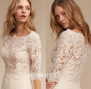 White Ivory Bolero Wedding Bridal Jacket 34 Long Sleeve Lace Applique Elegant Wraps Wedding Dress Custom Made4015511