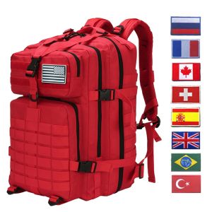 Plecak 50L Wojskowy taktyczny anty kradzież plecak na siłownię fitness Travel Army Bag Big Man Waterproof Camoflage Laptop Laptop Male Mochila