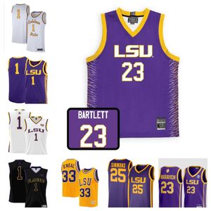 LSU Tigers 9 Will Baker 25 Adam Benhayoune 11 Corey Chest 10 Daimion Collins Basketball Jersey 12 Hunter Dean 20 Derek Fountain 13 Jalen Reedカスタムステッチ