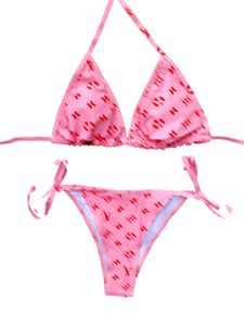 Bikini-Badeanzug mit hoher Taille, sexy Tanga-Bikini-Set, rosa Bikini, brasilianische Badebekleidung, Blumen-Bikini, Biquini, Badeanzüge, Damen-Bikini-Sets für Frauen