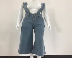 Men039s Jeans damskie dżinsowe kombinezon swobodny moda koreańska chuda wysoka talia Pentes Pantle Blue Kids Długość Spodnie Plus4908297