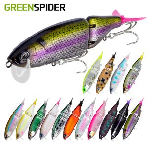 Lures Greenspider 2022 Simya Big Fishing Cazibesi Yapay Sert Yem 135mm 48g Eklemli Balıkçılık Yalgısı Wobbler Minnow Pike için