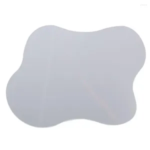 Tea Trays 2pcs Cloud Shape Cup Mats Acrylic Irregular Coasters Ornaments Bar For Desk Dining Table Kitchen