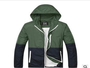 Giacca da uomo Giacca a vento Cappotto Moda Giacca con cappuccio Moda Uomo Donna Capispalla sottile Casual Basic Army green Jackets9457296