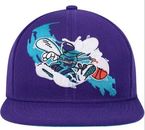 Charlotte''hornets'''all caps 2023-24 unisex baseball czapka snapback hat mistrzów szatnia 9fifty haft haft haftowy wiosna letnia czapka