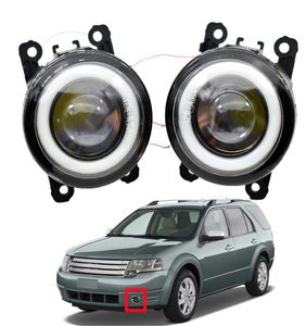2x Angel Eye Fog Light Assembly Car LED -lins DRL DAYTIME RUNN LAMP 12V för Ford Taurus X 35L V6 200820093854644
