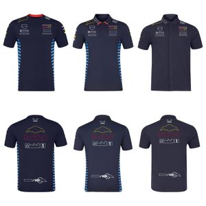 2024 novas roupas de corrida de f1 verão manga curta camiseta da equipe de secagem rápida série f1 roupas de corrida