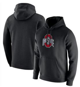 Oklahoma Sooners Ohio State Buckeyes Uomo Felpa con cappuccio Felpa Maglione Manica lunga Pullover Moda Maglione sportivo black260O8312975