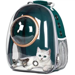 Strollers Astronaut Window Bubble Carrying Travel Bag Breathable Space Capsule Transparent Pet Carrier Bag Dog Cat Backpack