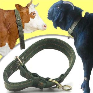 Carriers 1Pc Cattle Sheep Dog Goat Donkey Horse Cow Collar Canvas Belt Strong Durable Necklace Belay Tie Veterinary Equipment