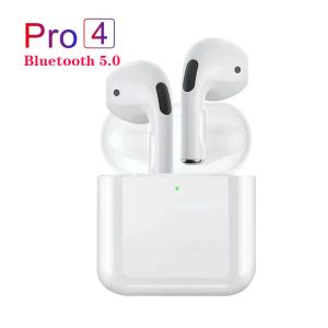 PRO 4 TWS Słuchawki bezprzewodowe słuchawki do telefonu komórkowego PRO4 PRO4 EARBUDS Compatybilny Bluetooth 5.0 Wodoodporny zestaw słuchawkowy z mikrofonem z mikrofonem