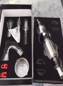 14mm Joint NC Kits 20 com bocal Haste Titanium Quartz Nail NC V2 Kit para cera seca erva Dab Rigs Smoking9777168